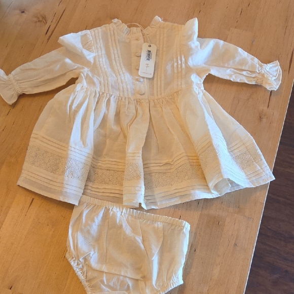 Elegant White Kids Blouse - Picture 6 of 6